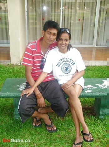 dusky Indian girl at resort with bf