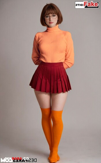 Tamannah Bhatia cosplaying as Velma from Scooby Doo x