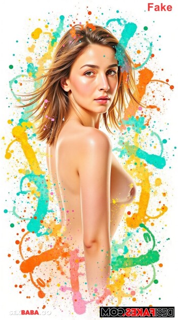 Alia Bhatt nude painting x