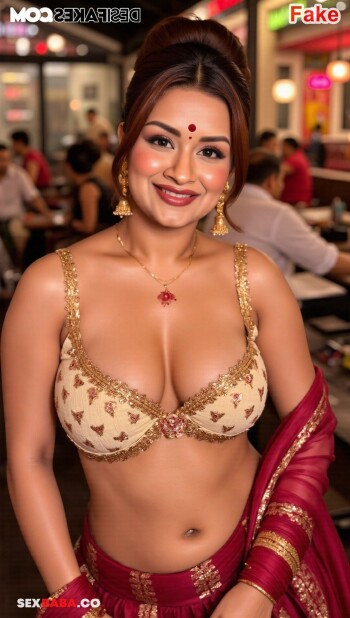 Avneet Kaur showing her cleavage 2 x